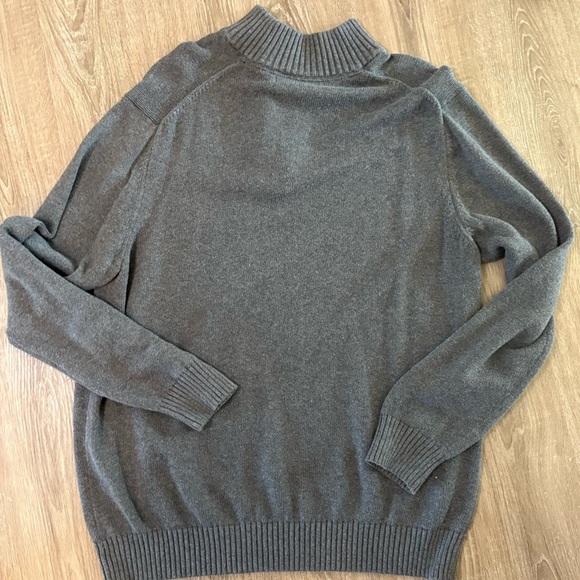 Chatham Road Men’s L Gray 1/4 Zip Pullover Sweater​ - Picture 7 of 7